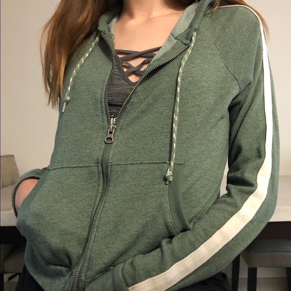 Front Zip Sweatshirt